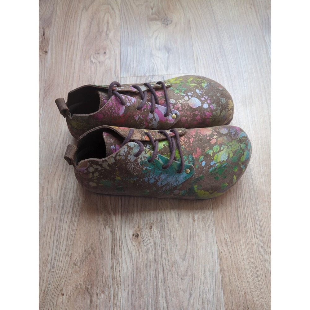 Birkenstock Dundee Chukka Paint Splatter Flower Crush RARE - Picture 2 of 16